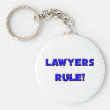 ¡Regla de los abogados! Llaveros Personalizados