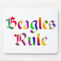 REGLA DE LOS BEAGLES TAPETE DE RATONES
