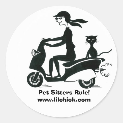 ¡Regla de los canguros del mascota! Pegatina Redonda