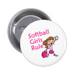 regla de los chicas del softball pins