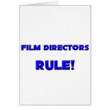 ¡Regla de los directores de cine! Tarjeta