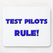 ¡Regla de los pilotos de prueba! Tapete De Ratón