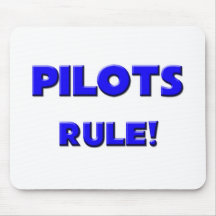 ¡Regla de los pilotos! Tapete De Ratón