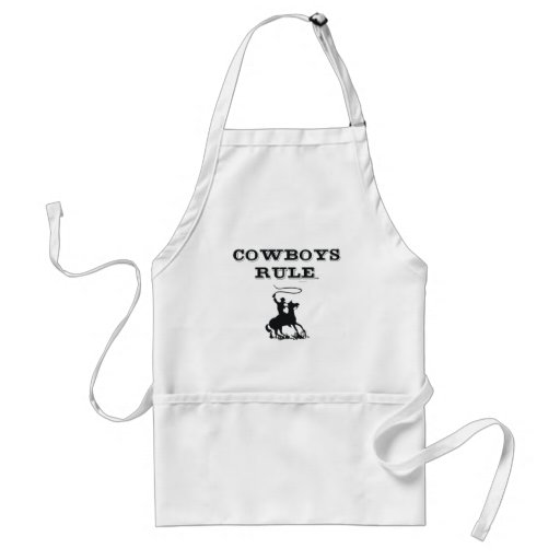 Regla de los vaqueros de la CAMISETA Delantal