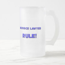 ¡Regla del abogado de divorcio! Tazas