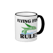¡Regla del PEZ VOLADOR! Tazas De Café