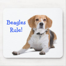 Regla Mousepad de los beagles Tapetes De Ratón