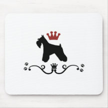 Regla Mousepad de los Schnauzers Alfombrillas De Raton