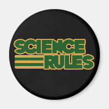 Reglas de la ciencia imán para frigorifico