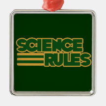 Reglas de la ciencia ornamento de navidad