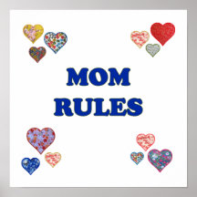 Reglas de la mamá impresiones