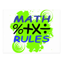 Reglas de la matemáticas postal