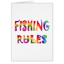 Reglas de la pesca felicitación