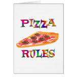 Reglas de la pizza tarjeton