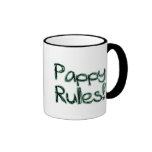 ¡Reglas de Pappy! Tazas De Café