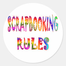 Reglas de Scrapbooking Pegatinas