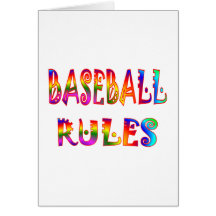 Reglas del béisbol tarjetón