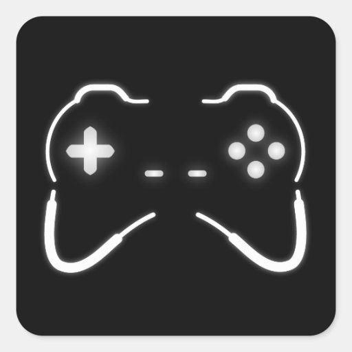 Regulador del juego pegatina cuadradas