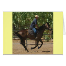 Rehabilitación excelente del caballo - espacio en  tarjeton