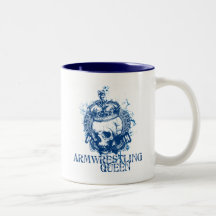Reina de Armwrestling Taza De Café
