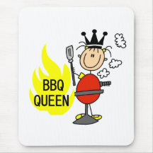 Reina de Barbequeing Alfombrilla De Raton