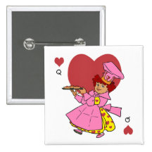 Reina de corazones pin