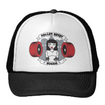 Reina de Derby del rodillo Gorro