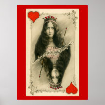 Reina de Hearts Cleo de Merode Poster