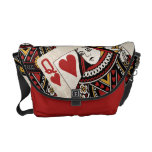 Reina de la bolsa de mensajero de los corazones bolsas messenger