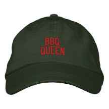 reina del Bbq Gorra De Béisbol Bordada