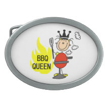 Reina del Bbq Hebillas De Cinturón