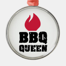Reina del Bbq Ornamento Para Reyes Magos