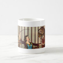 Reina del león de la CAMISETA Tazas De Café