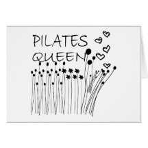¡Reina del método de Pilates! Tarjetón