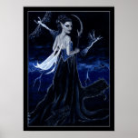 Reina del poster oscuro de la caza