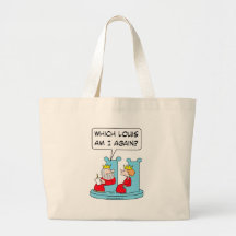 reina del rey de Louis del whick Bolsas De Mano