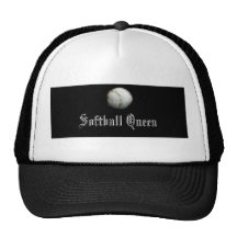 Reina del softball gorro de camionero