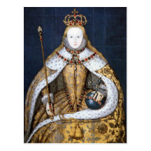 Reina Elizabeth I: Coronación Postal