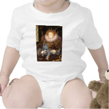 Reina - gato gris camiseta