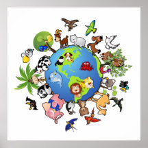 Reino animal: Animales en todo el mundo Posters