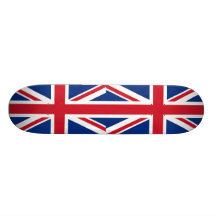 - Reino Unido - bandera británica de Gran Bretaña  Monopatín Personalizado