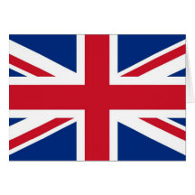 - Reino Unido - bandera británica de Gran Bretaña  Tarjetas