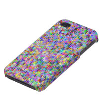 Rejilla del color iPhone 4 fundas