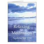 Relajación en la publicidad de la meditación [tarj
