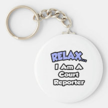 Relájeme… son un reportero de corte llavero personalizado