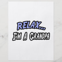Relájese, yo son un abuelo tarjetas publicitarias