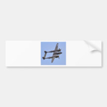 Relámpago a de Lockhhe P-38J Etiqueta De Parachoque