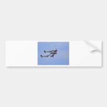 Relámpago de Lockeed P-38J Pegatina De Parachoque