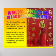 Religión, Año Nuevo chino que acoge con satisfacci Posters
