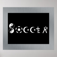Religión del fútbol impresiones